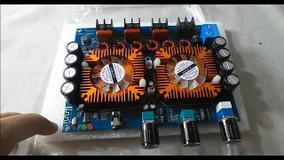 XH-A128 TDA7498Ex2 Amplifier Board 2.1CH 160Wx2+220W Bluetooth 5.0 digital power Amplifier Board