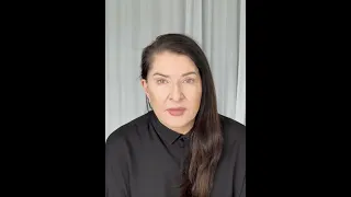 Artist Marina Abramovic sends message of solidarity to Ukraine as Russia invades