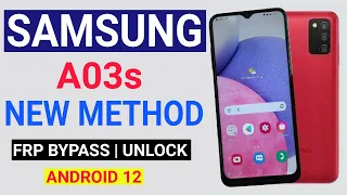 Samsung A03s Frp Bypass 2023-2022 | Samsung A03s Google Account Bypass | Without PC Android 12