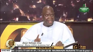 Exposée Spécial Mame Cheikh Ibrahima Fall par Baye Ndiaga Diop au Quartier Générale partie 2