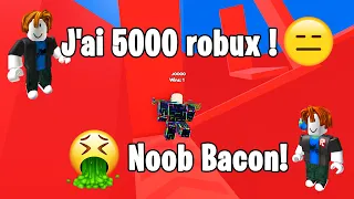 HISTOIRE ROBLOX | Mon ami ne joue pas avec moi parce que je suis Bacon et il l’a regretté 😡