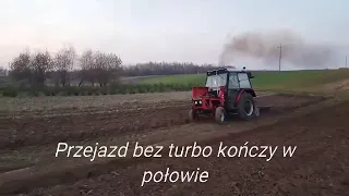 Zetor 5211 Ursus 3p co daje Turbo, przejazd z turbo i bez