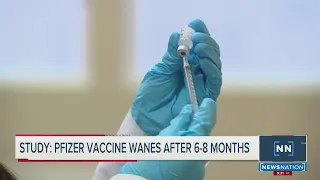 Study: Pfizer vaccine wanes after 6-8 months