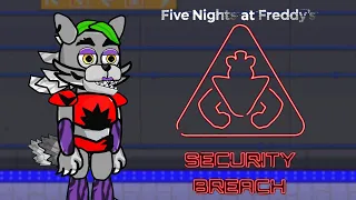 Roxy FNaF Security Breach in Scribblenauts Unlimited #shorts