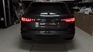 2016 Audi A4 B9 Avant retrofitted with original led facelift animated tail lights