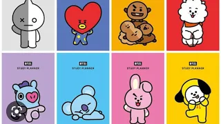 Bt21 sticker .how to make homemade Bt21 stickers@craft kingdom