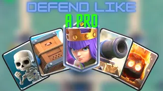 How to defend all win conditions with Archer Queen hogs cycle