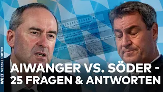 SÖDER HÄLT AN AIWANGER VORERST FEST - Affäre um antisemitisches Flugblatt