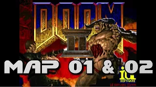 Doom II: Hell on Earth. Map 01 & 02. "Entryway" & "Underhalls". Playthrough. . No Comments