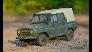 УАЗ 469Б 1:24 Hachette Легендарные советские автомобили №16