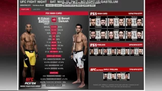 UFC Fight Night 106: BELFORT VS GASTELUM Main Card Full Fight Predictions/Picks/Analysis