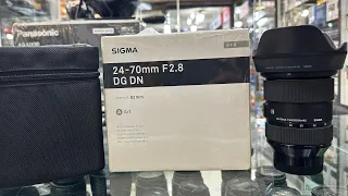 Sigma 24-70 F/2.8 For Sony E mount