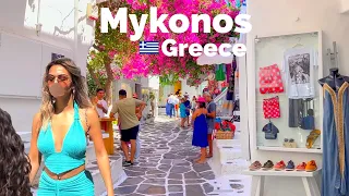 Mykonos, Greece 🇬🇷 - Summer Walk 2022 - 4K 60fps HDR