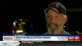 Harvest residents describe the moment a Black Hawk helicopter crashed near Huntsville