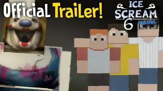 Ice Scream 6 Friends : Charlie Official Trailer In Minecraft Version