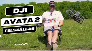 First flight - DJI Avata 2 - Drone Hungary - Drone test - subtitle available