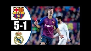 Barcelona vs Real Madrid 5 - 1 / 28-10-2018