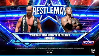 WWE2K24 Stone Cold Steve Austin VS The Rock || #wwe2k24 #wwe #viral #wwegameplay #romanreigns