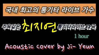 주옥같은 통기타라이브 최지연 커버 12곡 1시간. 코드 따라서 기타 연습하기 ~^^