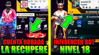 RECUPERE CUENTA ROBADA Y SE BUSCA AL DUEÑO!! BUSQUE LOS IDS MAS EXTRAÑOS DE FREE FIRE😱