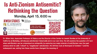 "Is Anti-Zionism Antisemitic? Rethinking the Question" by Ethan Katz