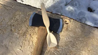 One Hatchet, One Spoon - Hatchet Only Spoon Carving