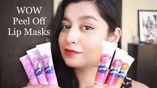 WOW Peel OFF Lip Masks | WOW Lip Tints | Beauty Diary | Bhagyashree