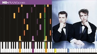 How to play Pet Shop Boys Its A Sin   Piano tutotial  50% speed