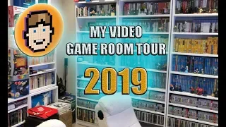 VIDEO GAME ROOM Tour 2019!  |  The Layman Video Gamer