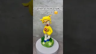 Феликс из полимерной глины  . Кого слепить следующим?)#polymerclay #shorts #13карт #феликс #craft