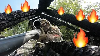 Playing at BURNED DOWN Airsoft Field!