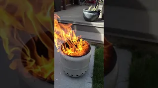 DIY "smokeless" fire pit