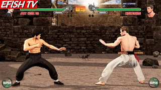 Bruce Lee is back! Bruce Lee vs Jean-Claude Van Damme (Hardest AI) - Shaolin vs Wutang 2