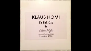Klaus Nomi - Za Bak Daz (Unreleased Takes)