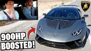 900HP Supercharged Lamborghini Reaction Ride! (I WANT ONE)