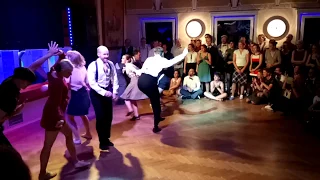 Lindy Hop at Herräng Dance Camp with MessAround, 2017