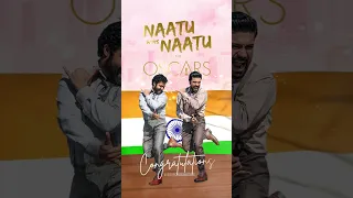 Naattu Naattu wins the Oscar | RRR |  | Ram Charan, Jr. NTR | SS Rajamouli
