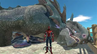 Spiderman vs Dinosaurs Challenge - ARBS
