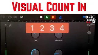 How to use the VISUAL COUNT IN in GarageBand iOS (iPad/iPhone)