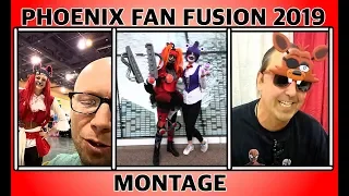 MEETING FNAF VOICE ACTORS AGAIN AND MORE! | Phoenix Fan Fusion Montage 2019!