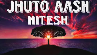 Nitesh-Jhuto Aash(lyrics) /New Nepali rap song 2024.#nephop #rapsong #nepalirapsongs #hiphopmusic