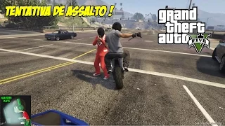 GTA V Online | PS4 | MOTOVLOG #16 - Tentativa de ASSALTO !