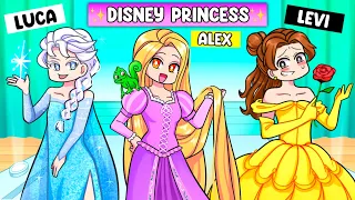 Alex & The Squad Dress as DISNEY PRINCESS in Dress to Impress!