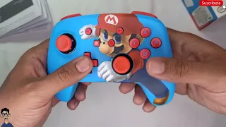 Unboxing: Control Alámbrico PowerA Nintendo Switch Mario Punch ( Funciona para PC ¿? veamos... )