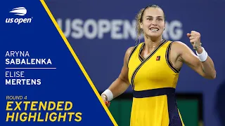 Aryna Sabalenka vs Elise Mertens Extended Highlights | 2021 US Open Round 4