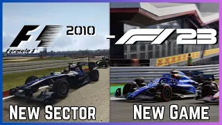 Silverstone But Every Sector the Game Gets NEWER | F1 2010 - F1 23