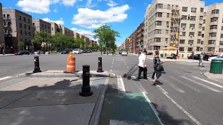 ⁴ᴷ⁶⁰ NYC Reopens! Cycling NYC : Grand Concourse & Fordham Road, Bronx (June 14, 2020)