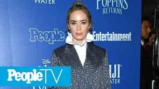 Emily Blunt Says Flying As Mary Poppins Was 'Totally Terrifying' | PeopleTV