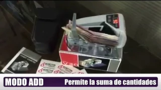 Maquina contadora de billetes portátil V30 - SCHETTINI