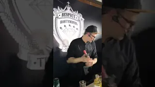 Выступление бармена Желнова Адиля (Sangrita bar, Ялта) на конкурсе Respect Bartenders Trophy-2019